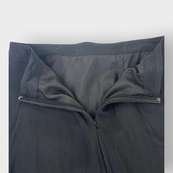 Soft Surroundings Maxi Skirt | L Tall | Black Crinkle | Boho Witchy - Picture 6 of 13